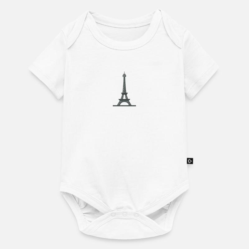 Tour Eiffel - Body à manches courtes Premium Bébé - blanc