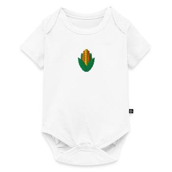 Corn embroidered - Baby Premium short-sleeve bodysuit - white - Front