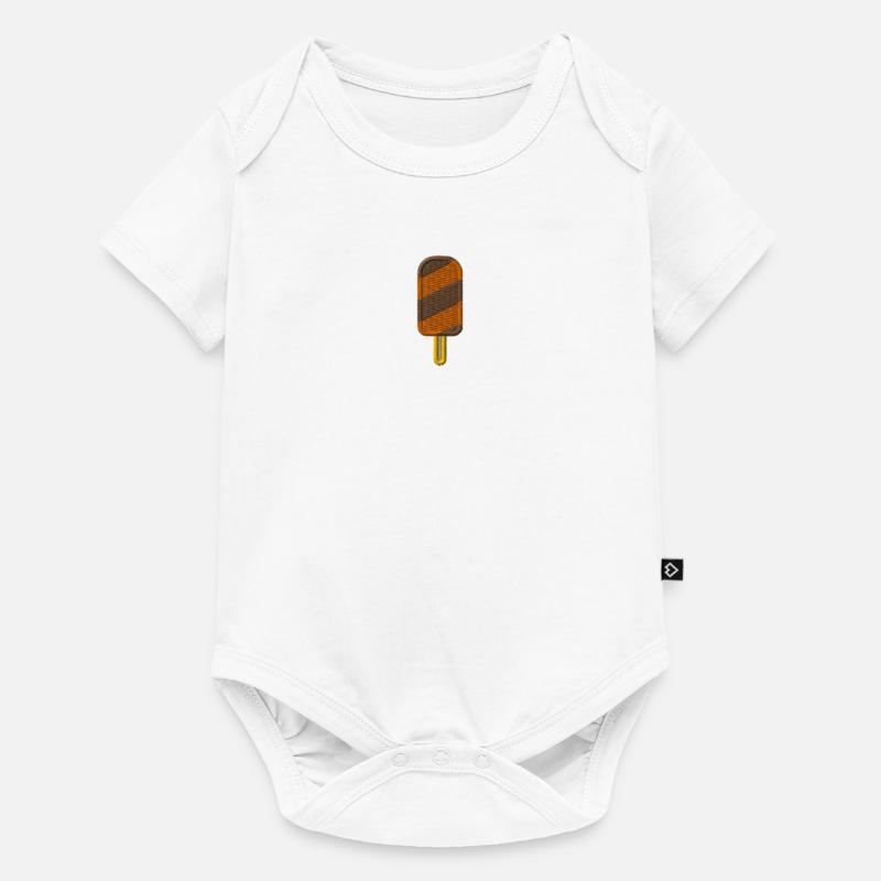 Glaces - Body à manches courtes Premium Bébé - blanc