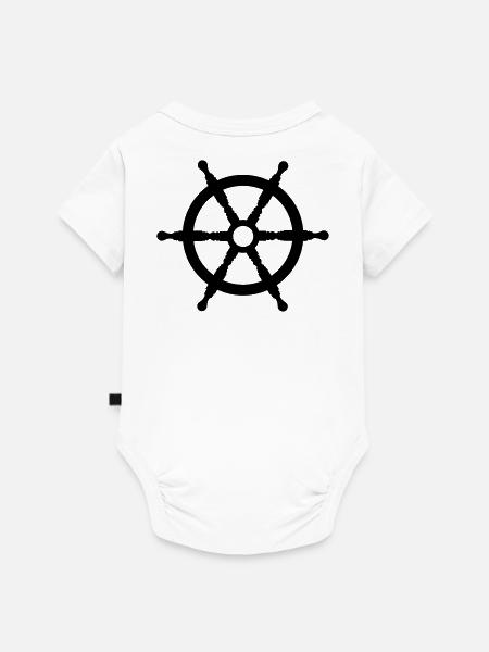 Segelboot - Baby Premium Kurzarmbody - Weiß
