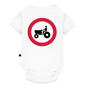 divieto_trattori - Body à manches courtes Premium Bébé - blanc - Dos