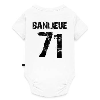 banlieue 71 - Baby Premium short-sleeve bodysuit - white - Back