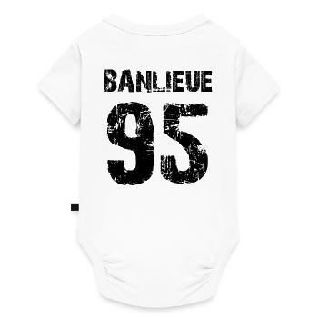 banlieue 95 - Baby Premium short-sleeve bodysuit - white - Back