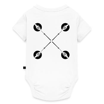 Fernsehturm#17 - Baby Premium Kurzarmbody - Weiß - Hinten