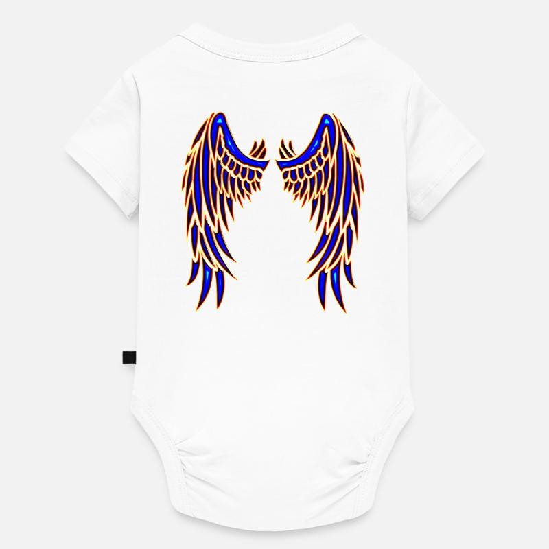Aile n ° 03 - Design D - Body à manches courtes Premium Bébé - blanc