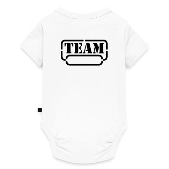 name your team - Baby Premium short-sleeve bodysuit - white - Back
