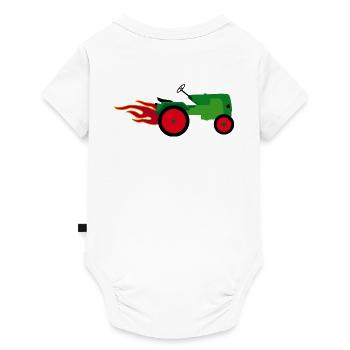 Tracteur - Body à manches courtes Premium Bébé - blanc - Dos