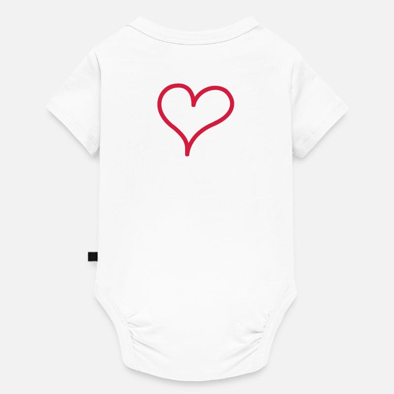 Love u! - Body à manches courtes Premium Bébé - blanc