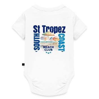St Tropez beach club - Body à manches courtes Premium Bébé - blanc - Dos