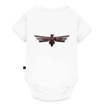 Eagles Eagle Eagle bird falcon hawk - Baby Premium short-sleeve bodysuit - white - Back