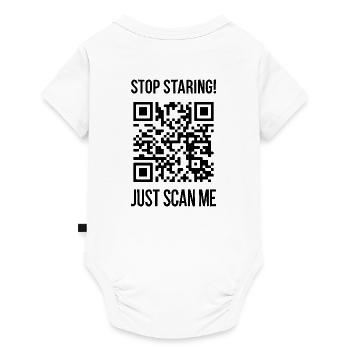 Scannez-moi le code QR Choisissez tous les jours Amabilité - Body à manches courtes Premium Bébé - blanc - Dos