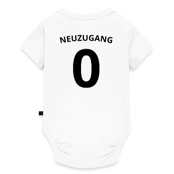 Baby Neuzugang - Geschenk zur Geburt - Baby Premium Kurzarmbody - Weiß - Hinten