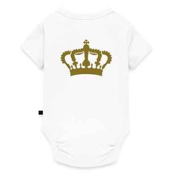 royal crown - Baby Premium short-sleeve bodysuit - white - Back