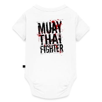 Muay Thai fighter - Body à manches courtes Premium Bébé - blanc - Dos