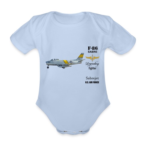 F-86 Sabre - Baby Bio-Kurzarm-Body