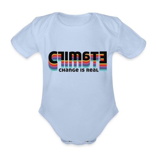 Climate change is real - Baby bio-rompertje met korte mouwen