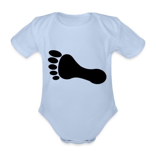 foot_vector_by_sarah_smal - Ekologisk kortärmad babybody