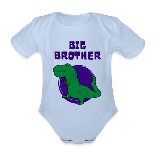 Gave til storebror - Big brother - Økologisk kortermet baby-body
