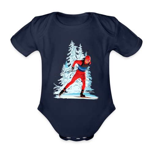 Biathlon - Baby Bio-Kurzarm-Body