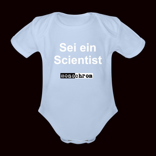 tshirt scientist - Organic Short-sleeved Baby Bodysuit