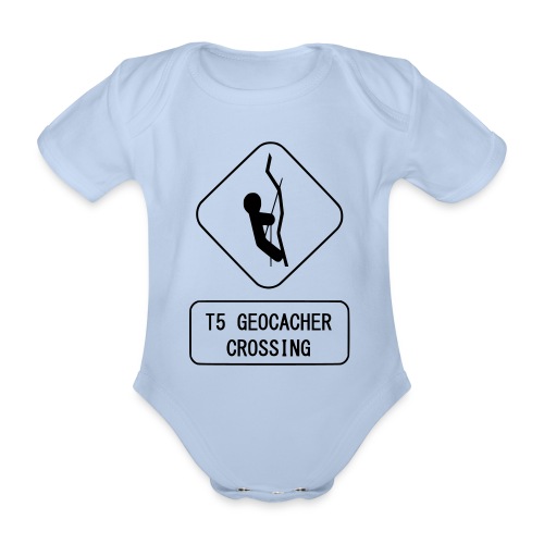 T5 Geocacher Crossing 4 - Baby Bio-Kurzarm-Body