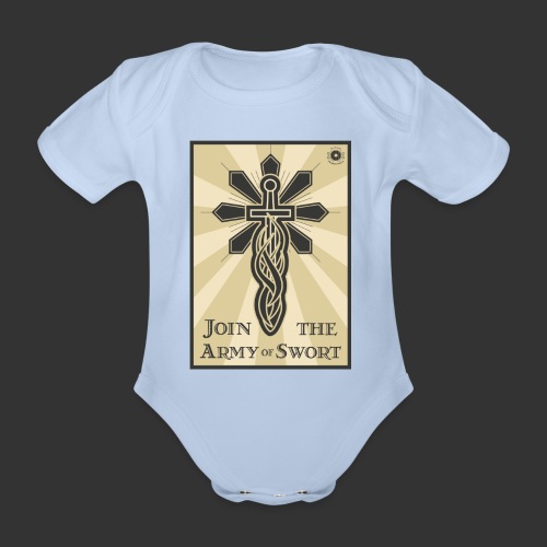 Join the army jpg - Organic Short-sleeved Baby Bodysuit
