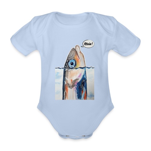 Moin Fisch - Baby Bio-Kurzarm-Body