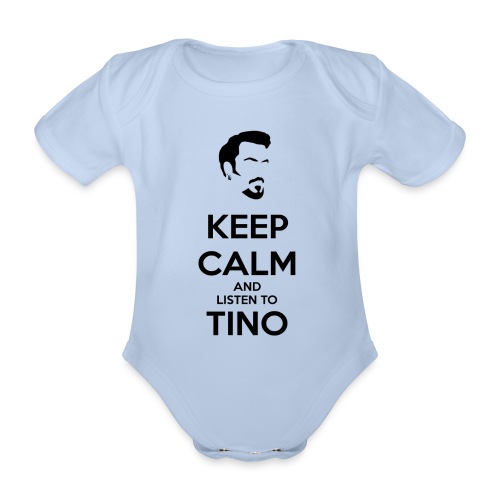 Keep Calm Tino - Body orgánico de manga corta para bebé