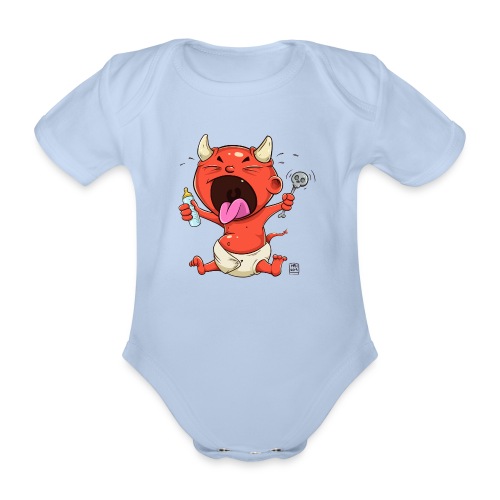 Dziecko Diabeł - Ekologiczne body niemowlęce z krótkim rękawem