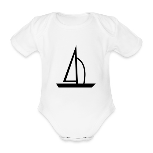Segelboot - Baby Bio-Kurzarm-Body