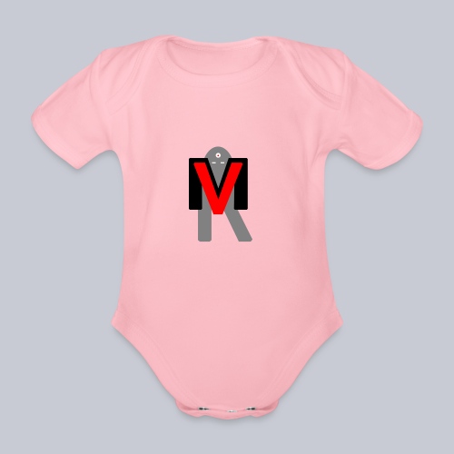 MVR LOGO - Organic Short-sleeved Baby Bodysuit