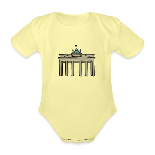 Berlin Brandenburger Tor - Baby Bio-Kurzarm-Body