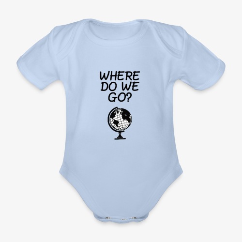 WorldMap | WhereDoWeGo? - Body ecologico per neonato a manica corta