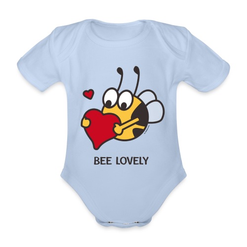 BEE LOVELY - Baby Bio-Kurzarm-Body