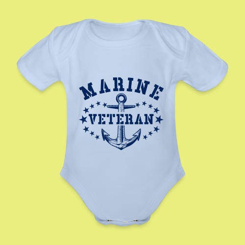 Marine Veteran - Baby Bio-Kurzarm-Body