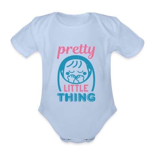 Pretty little thing - Baby Bio-Kurzarm-Body