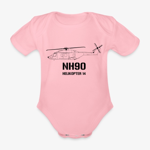 Helikopter 14 - NH 90 - Ekologisk kortärmad babybody