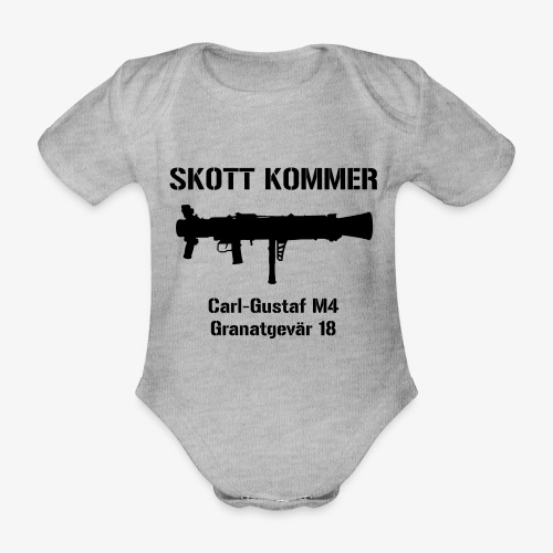 Skott Kommer CGM4 - Ekologisk kortärmad babybody