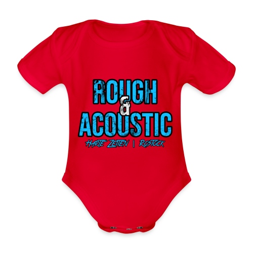 Rough & Acoustic Logo - Baby Bio-Kurzarm-Body