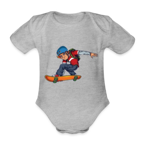 Skater - Organic Short-sleeved Baby Bodysuit