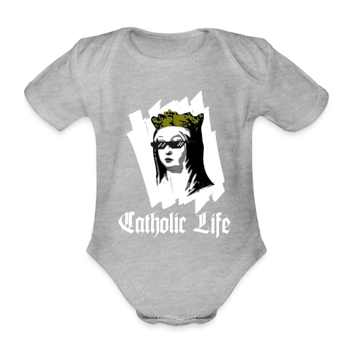 Isabel La Católica (Życie katolickie) URBAN - Ekologiczne body niemowlęce z krótkim rękawem