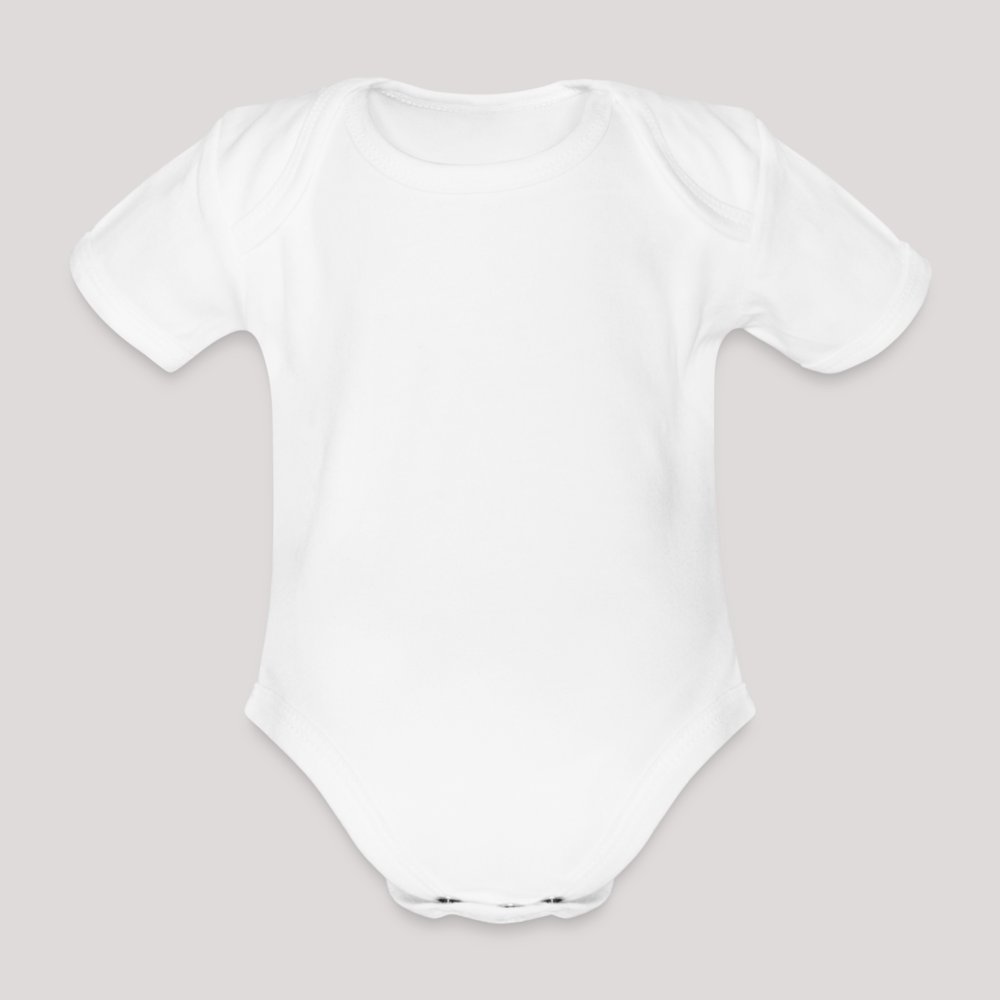 Aegishjalmur - Baby Bio-Kurzarm-Body weiß