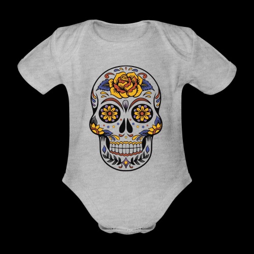 Skull - Baby Bio-Kurzarm-Body