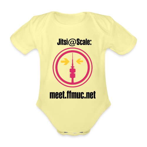 Freifunk Jitsi-Meet - Baby Bio-Kurzarm-Body