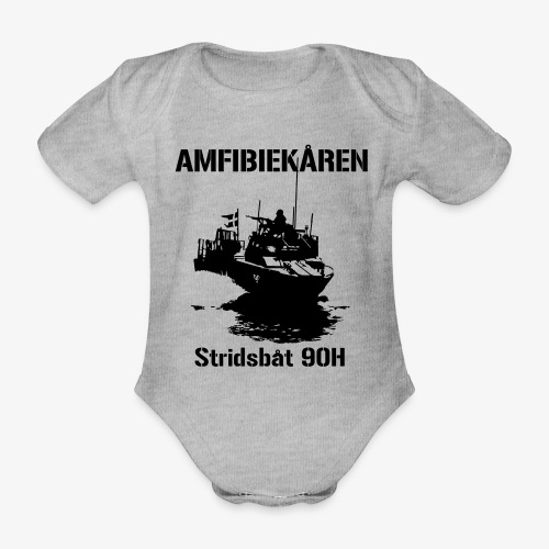 Amfibiekåren - Stridsbåt 90H - Ekologisk kortärmad babybody
