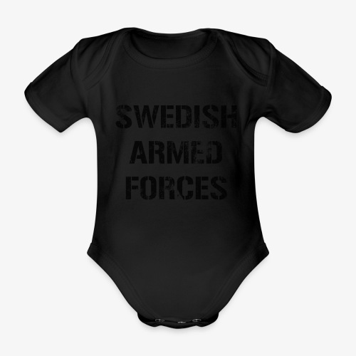 SWEDISH ARMED FORCES - Sliten - Ekologisk kortärmad babybody