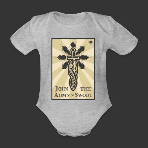 Join the Army of Swort - Organic Short-sleeved Baby Bodysuit