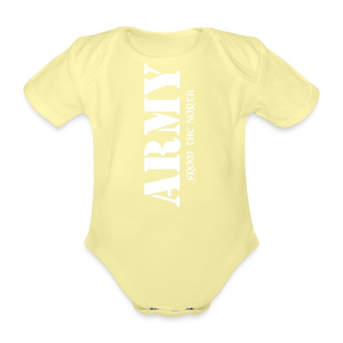 Army from the north - Baby Bio-Kurzarm-Body