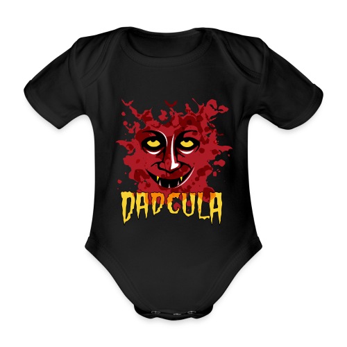 Graf Dadcula Vampir Halloween Fledermaus - Baby Bio-Kurzarm-Body
