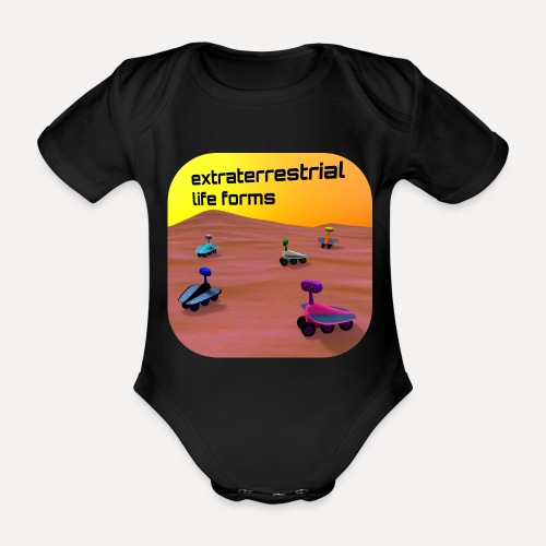 Life on Mars - Organic Short-sleeved Baby Bodysuit